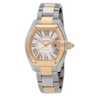 Cartier Roadster Medium Automatic White Dial Watch W2RD0009