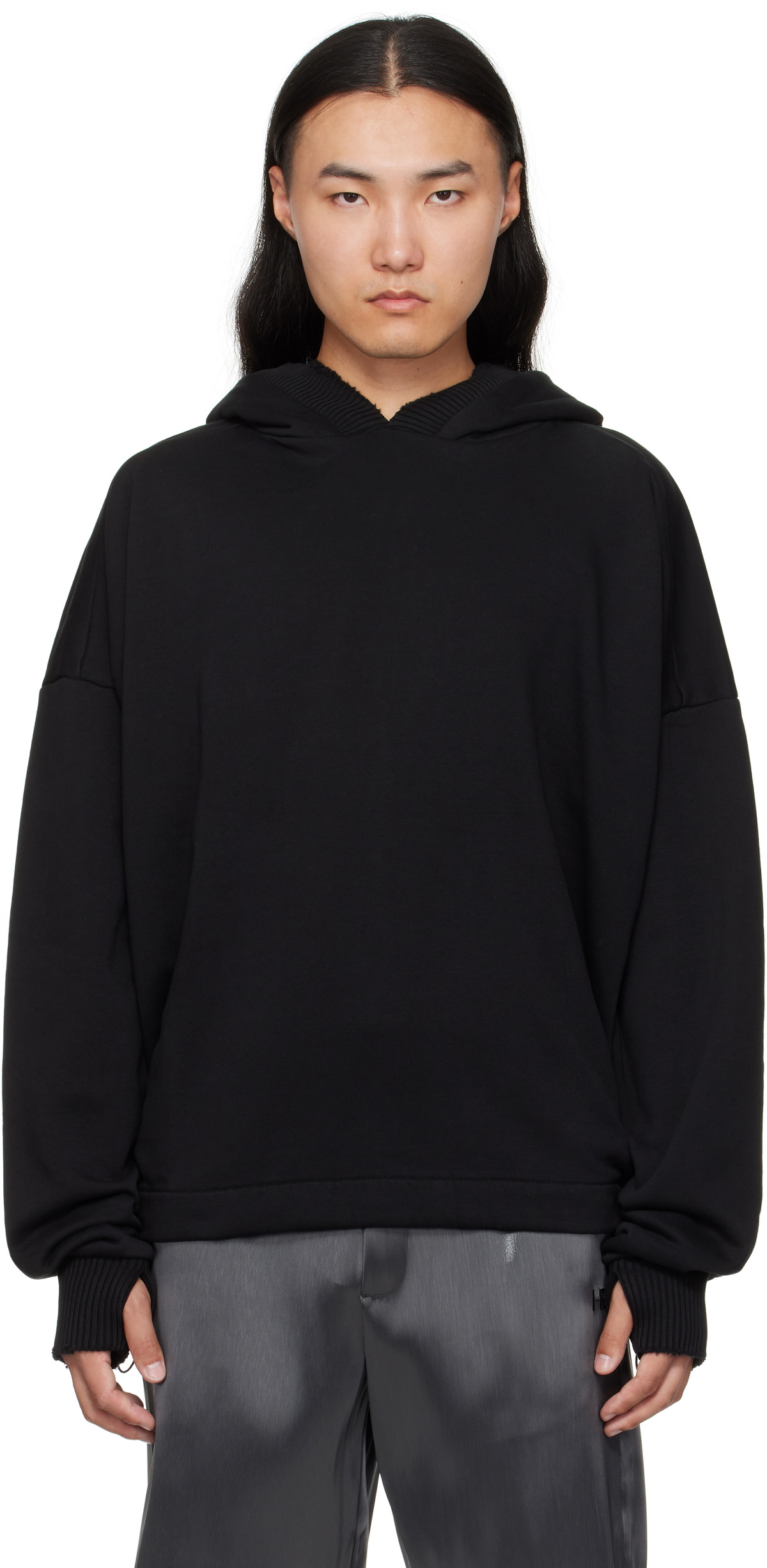 thom/krom Black M S 186 Hoodie