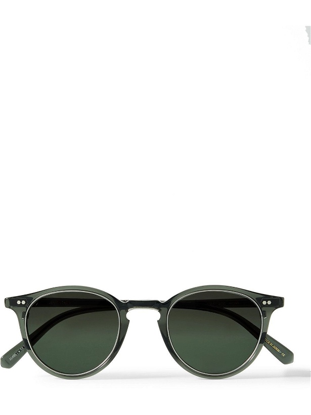 Photo: Mr Leight - Marmont S Round-Frame Acetate and Silver-Tone Sunglasses
