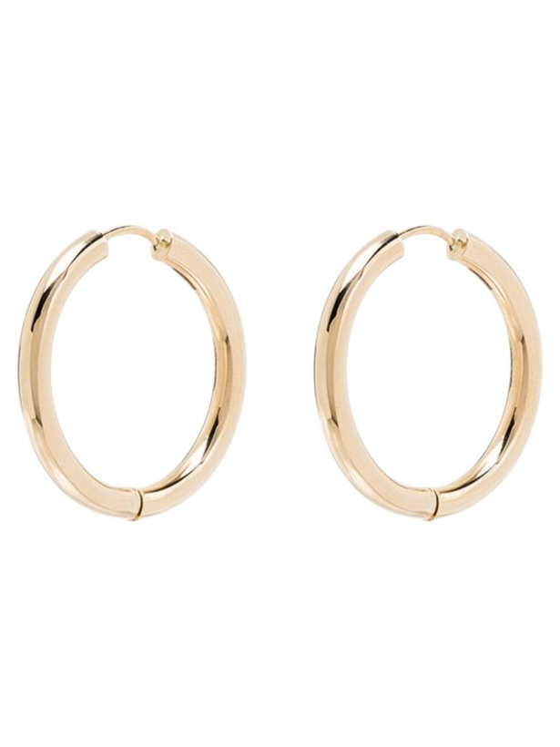 Photo: Adina Reyter 14K Yellow Gold Tube Hoop Earrings