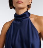 Stella McCartney Halterneck satin top