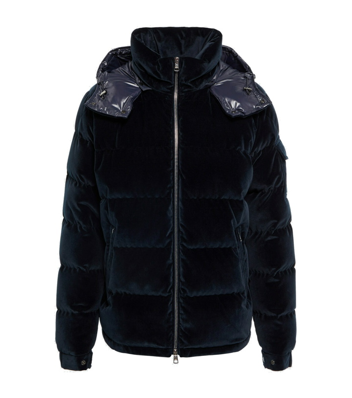 Photo: Moncler - Armorique velvet down jacket