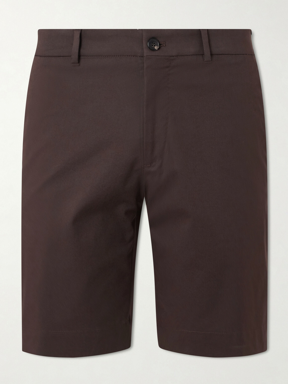 Slowear - Slim-Fit Cotton-Blend Gabardine Chino Shorts - Brown