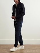 Paul Smith - Tapered Logo-Embroidered Waffle-Knit Cotton-Blend Sweatpants - Blue