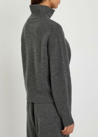 Guest In Residence Roll-neck Cashmere Jumper Charcoal