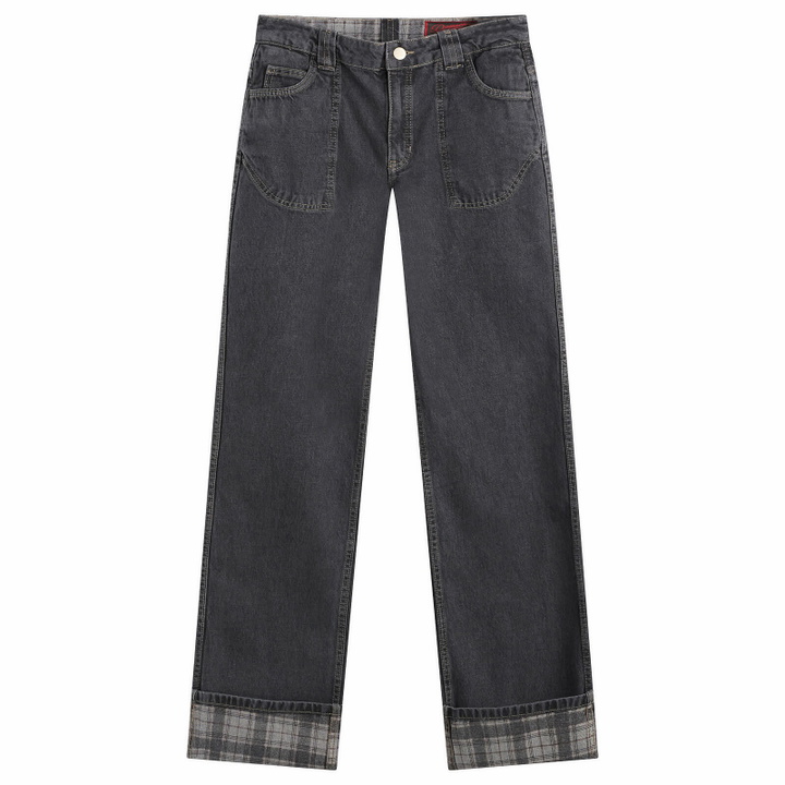 Photo: Damson Madder Women's Sylvie Reversible Jeans in Multi