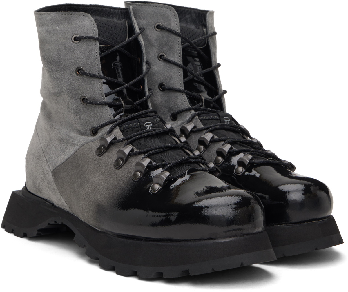 DEMON Gray Poyana High Boots