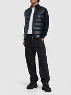 MONCLER - Cotton Tricot & Tech Down Cardigan