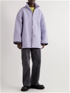 Acne Studios - Quilted Padded Cotton Jacket - Purple