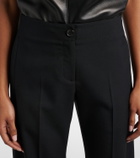 Khaite Mita virgin wool straight pants