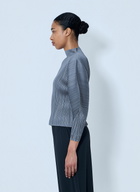Pleats Please Issey Miyake Pleated High-Neck Top