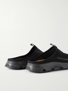 Salomon - RX Slide 3.0 Suede-Trimmed Mesh Slip-On Sneakers - Black