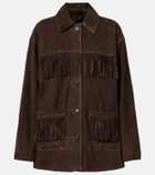 Nili Lotan Foudre fringed suede jacket