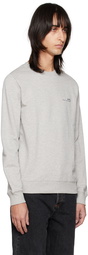 A.P.C. Gray Item Sweatshirt