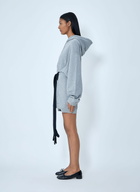 MM6 Maison Margiela Hooded Sweatshirt With Attached Sash