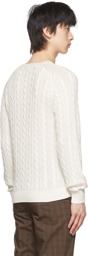 BEAMS PLUS White Flax Sweater