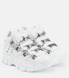 Vetements x New Rock leather platform sneakers