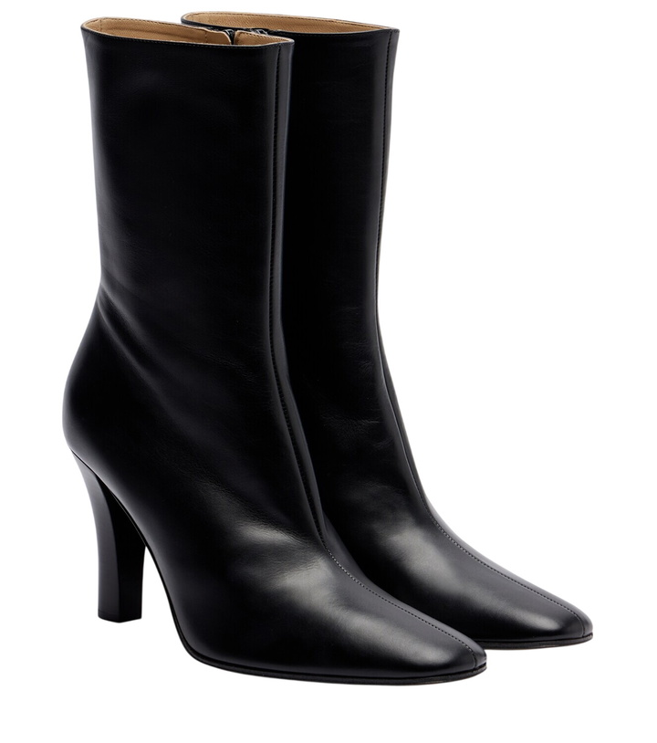 Photo: The Row Mona leather ankle boots