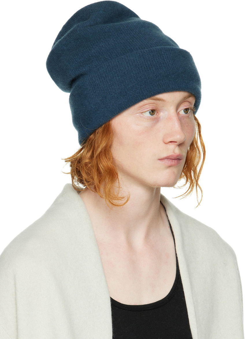 Frenckenberger Blue Cashmere Beanie Frenckenberger