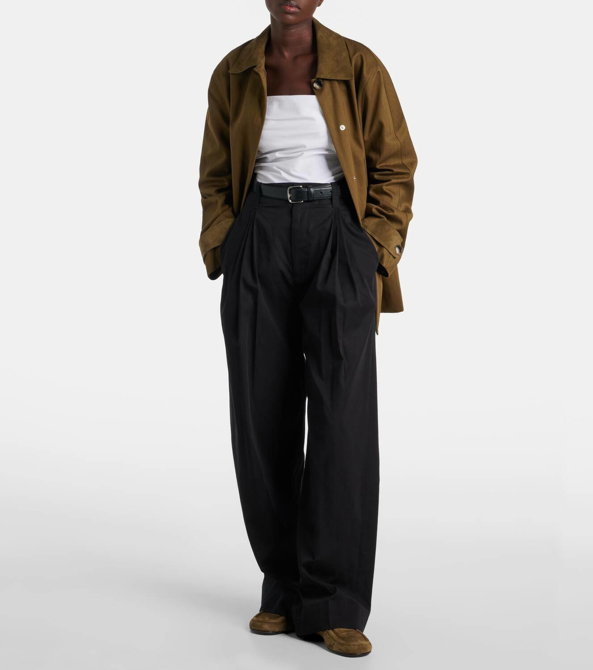 Proenza Schouler Deck suede loafers