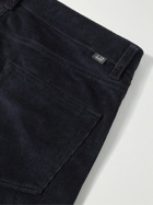 Dunhill - Slim-Fit Cotton-Blend Corduroy Trousers - Blue