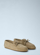 Miu Miu Suede Mesh Loafers