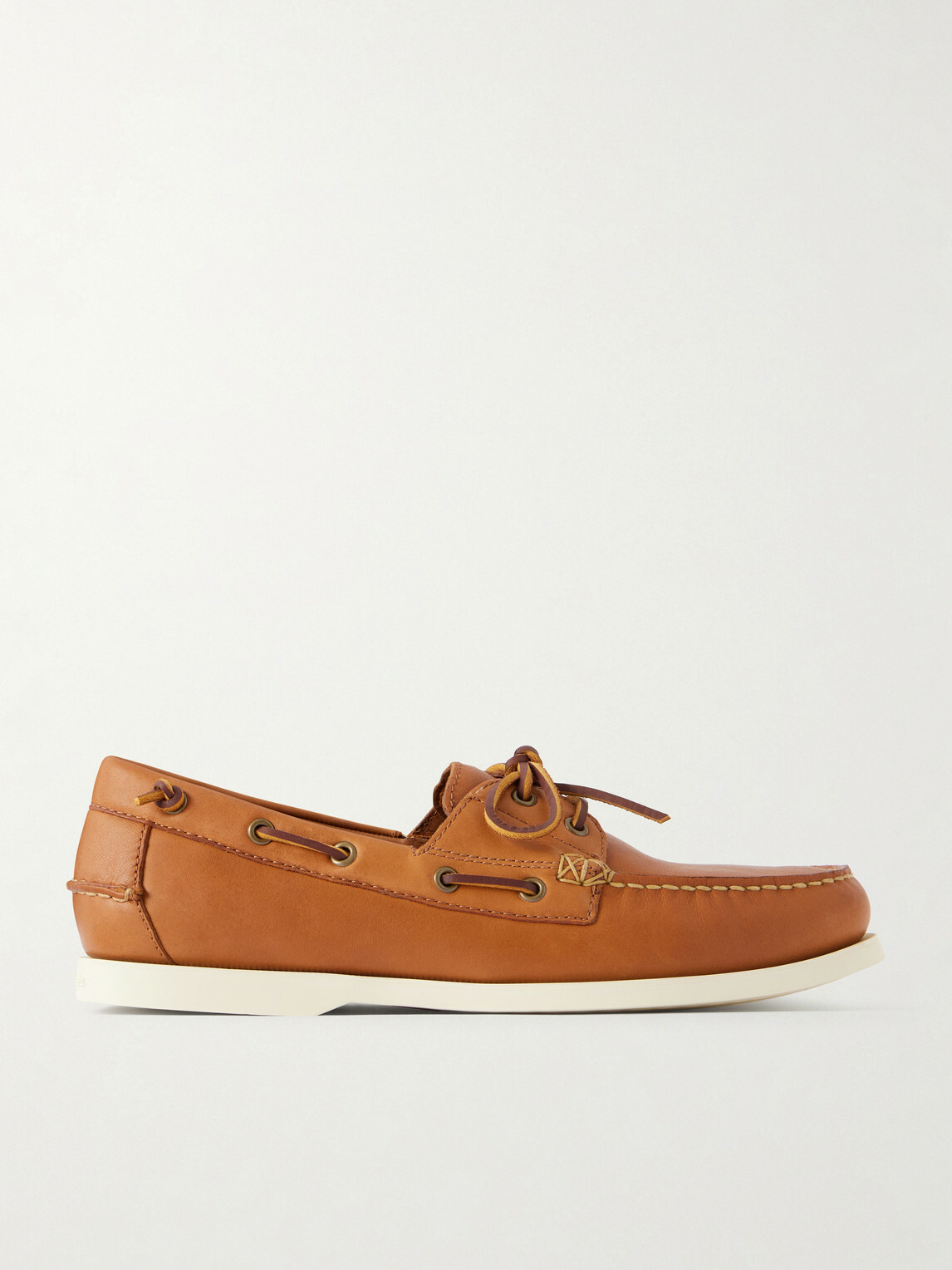 Polo Ralph Lauren - Merton Leather Boat Shoes - Brown