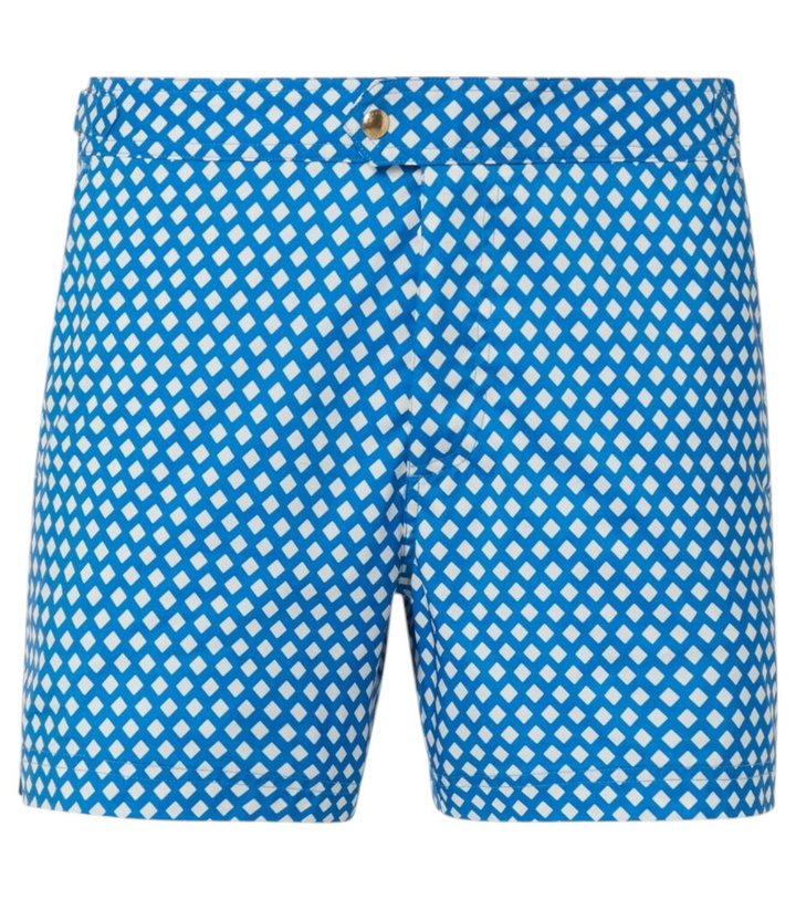 Photo: Tom Ford Checked swim trunks