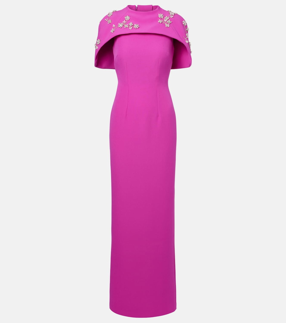 Safiyaa Embellished caped gown