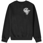 Heresy Men's Beam Crew Sweat in Black