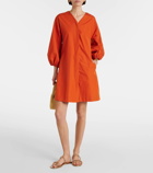 'S Max Mara Cotton poplin minidress