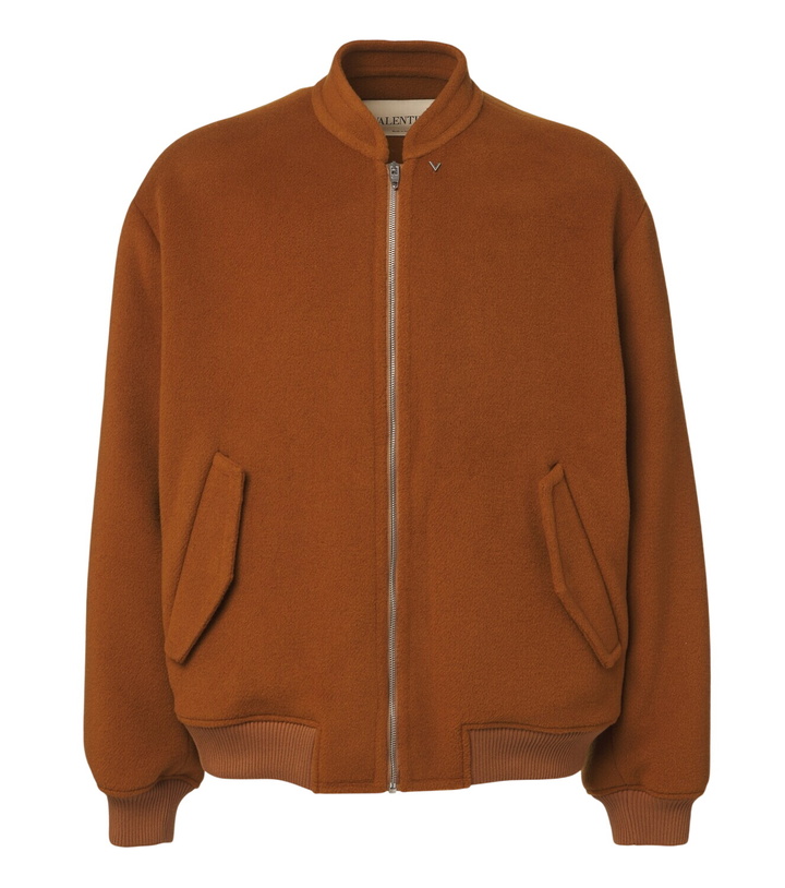 Photo: Valentino Garavani Wool and cashmere bomber jacket