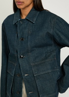 Lemaire Boxy Denim Overshirt Indigo