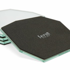 ferm LIVING Shard Coasters - Set of 4 in Clear 