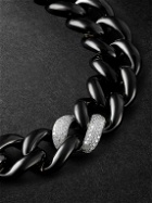 SHAY - Link White Gold, Ceramic and Diamond Bracelet