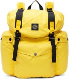 Stone Island Yellow Mussola Gommata-TC Backpack