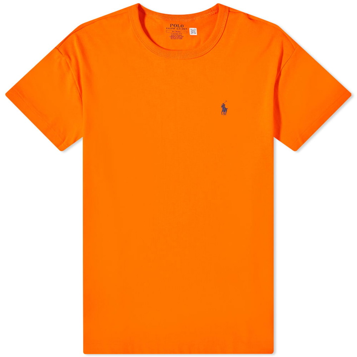 Photo: Polo Ralph Lauren Men's Heavyweight T-Shirt in Sailing Orange