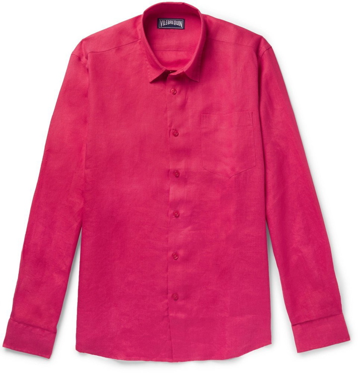 Photo: Vilebrequin - Caroubis Linen Shirt - Men - Pink