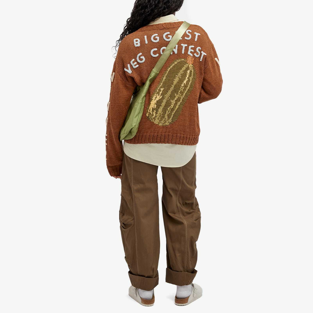 Story mfg. Women's Twinsun Cardigan in Brown Contest