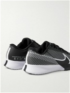 Nike Tennis - NikeCourt Air Zoom Vapor Pro 2 Rubber-Trimmed Mesh Tennis Sneakers - Black