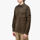 C.P. Company Men's Corduroy Overshirt in Olive Night