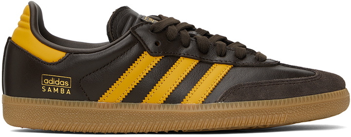 Photo: adidas Originals Brown Samba OG Sneakers