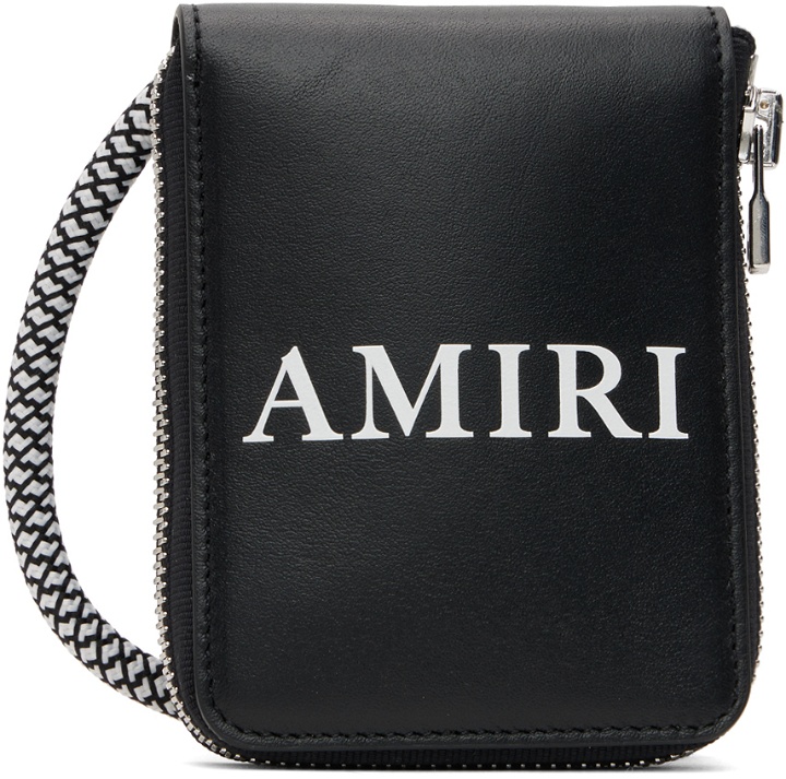 Photo: AMIRI Black Zip Around Bag