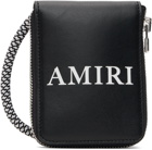 AMIRI Black Zip Around Bag