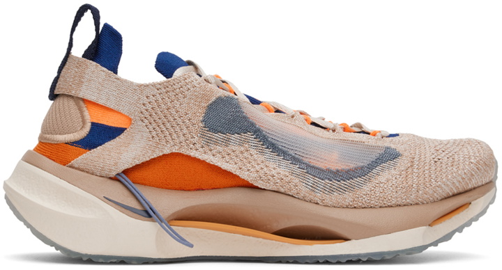 Photo: Nike Beige & Orange Spark Flyknit Sneakers