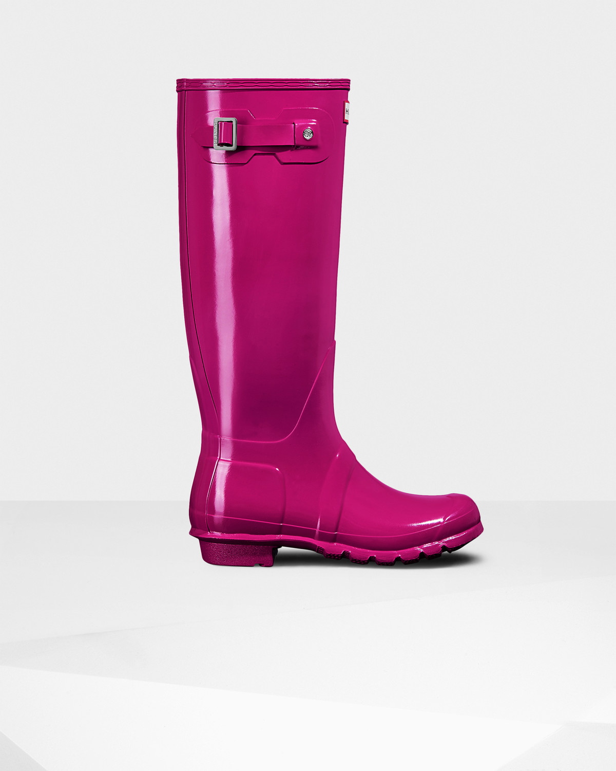 Womens Original Tall Gloss Rain Boots Hunter