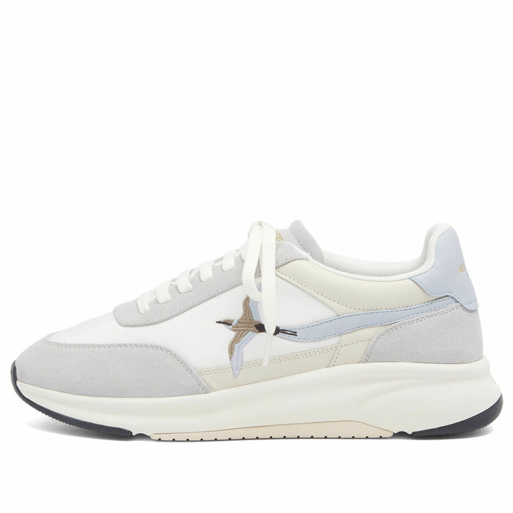 Photo: Axel Arigato Men's Genesis Neo Bird Runner in White/Light Grey