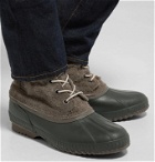 Sorel - Cheyanne II Waterproof Textured-Suede and Rubber Boots - Green