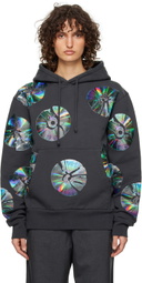 JW Anderson Black Smashed CD Hoodie