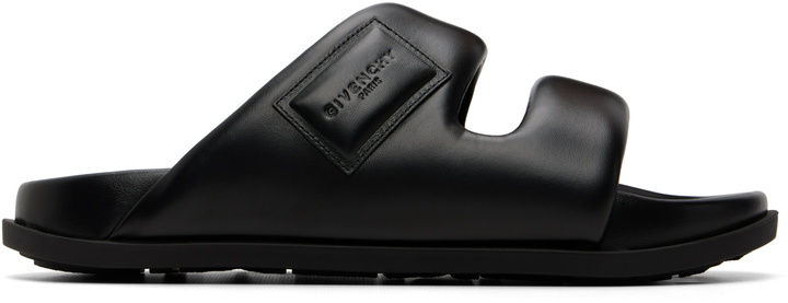Photo: Givenchy Black 'Givenchy Puffy' Sandals